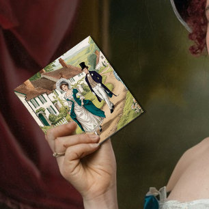 Regencycore Recency style Vintage look Flat Card