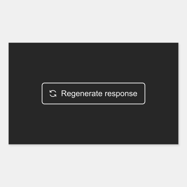 Regenerate Response Sticker (Front)