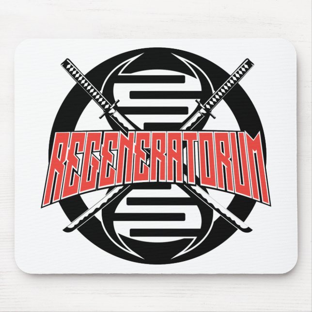 Regeneratorum "True Red" logo Mouse Mat (Front)