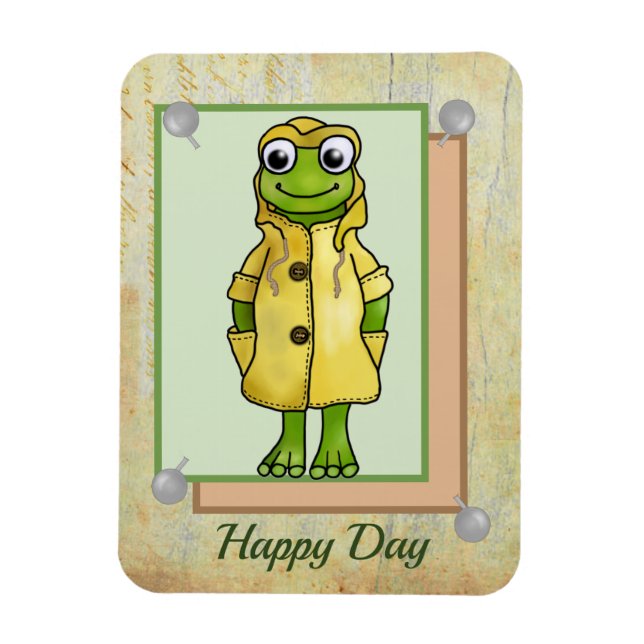 Regenfrosch Magnet (Vertical)