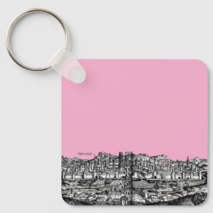Regensburg city in eastern Bavaria Key Ring