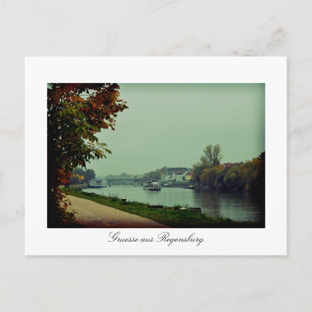 Regensburg Donau, Bavaria, Germany Postcard (Front)