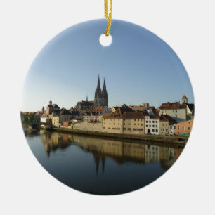 Regensburg, Germany Ceramic Tree Decoration