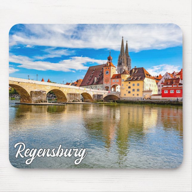 Regensburg, Germany Mouse Mat (Front)