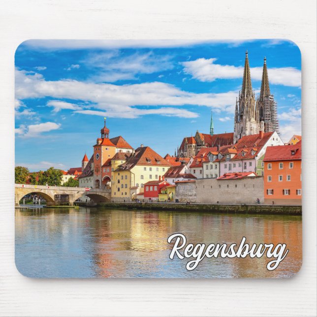 Regensburg, Germany Mouse Mat (Front)