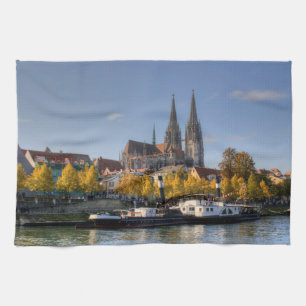 Regensburg , Germany Tea Towel