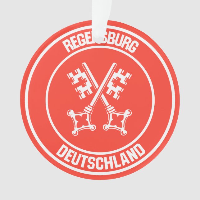 Regensburg Round Emblem Ornament (Front)