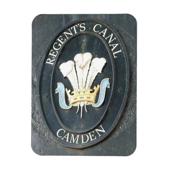 Regent's Canal - Camden Lock - London - Magnet (Vertical)