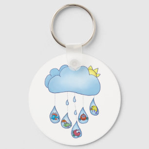 Regenwolke  key ring