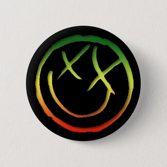 reggae 6 cm round badge (Front)