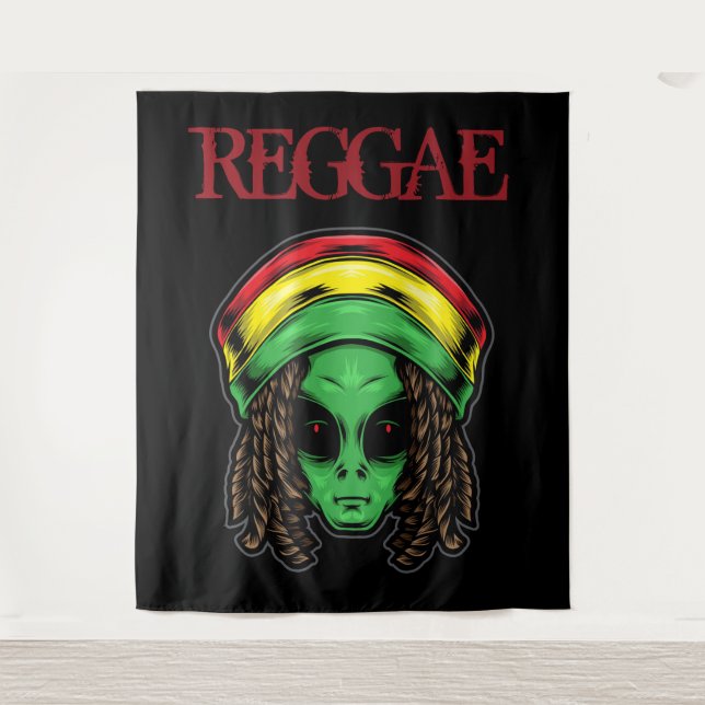 Reggae Alien Tapestry (Front)