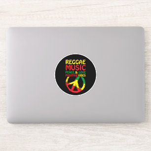 Reggae and Peace Symbol with positive quotes
