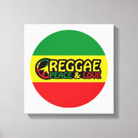 Reggae art with positive words Peace and Love