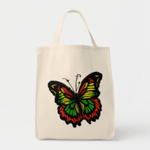 Reggae Butterfly Tote Bag