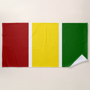 Reggae Colour Stripes Beach Towel