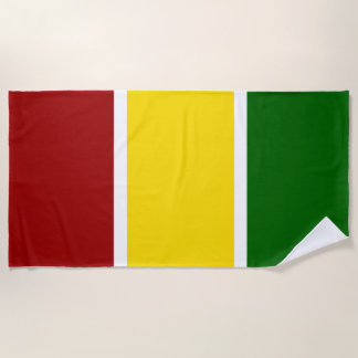 Reggae Colour Stripes Beach Towel