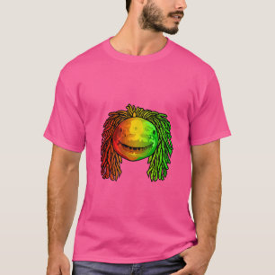 Reggae Cool Shark Dreadlocks Dreads Rasta Rastafar T-Shirt