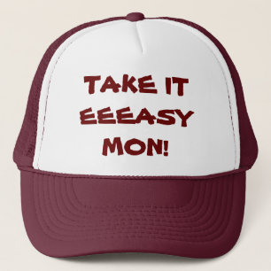REGGAE DANCEHALL ISLAND HAT - TAKE IT EEEASY MON!