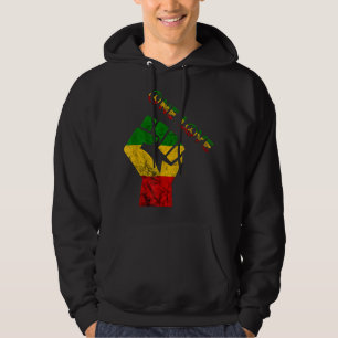 Reggae Fist Rasta Reggae Music One Love Jamaica Ra Hoodie