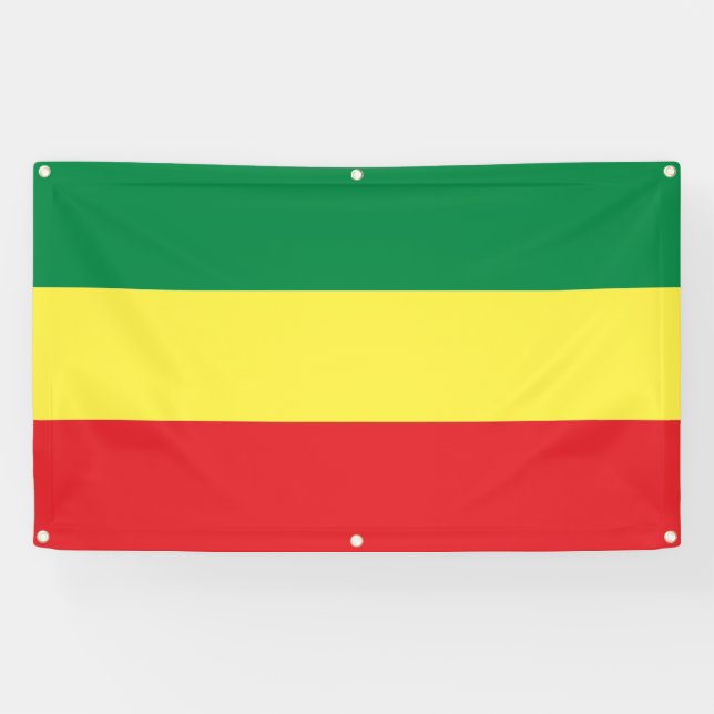 Reggae Jah Rastafari Movement Rastafarian Banner  (Horizontal)