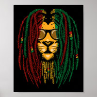 Reggae Lion Dreadlocks Wild Cat Rasta Africa Rasta