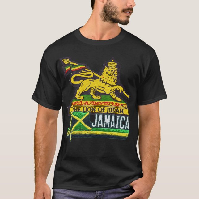 Reggae Lion of Judah Jamaican T-shirts Hoodies (Front)