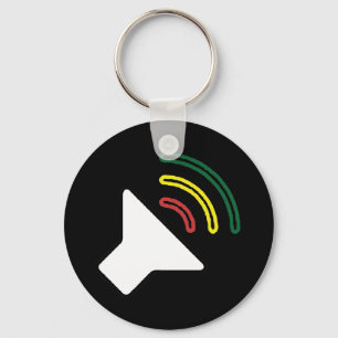 Reggae Listen Keychain
