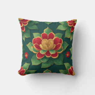 Reggae Lotus Flower Cushion
