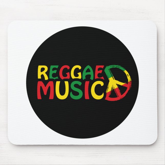 Reggae Music design, reggae art Mouse Mat (Front)