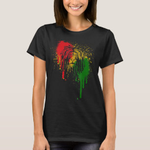 Reggae Music Lion Rasta Jamaican Rastafarian T-Shirt