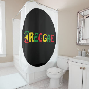 Reggae Music Shower Curtain
