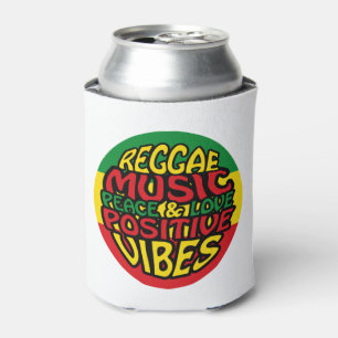 Reggae Music with positive sayings Can Cooler