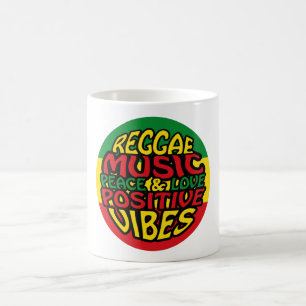 Reggae Music with positive sayings Coffee Mug