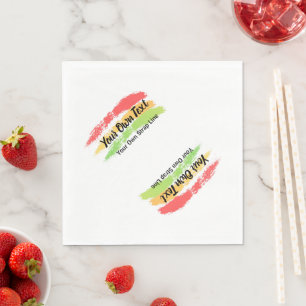 Reggae Napkin With Your Own Text