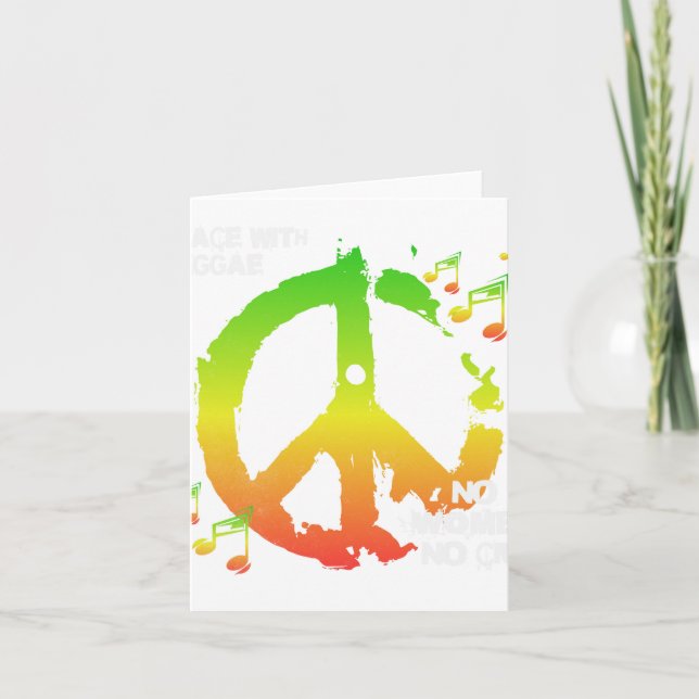  Reggae Peace - Jamaican Life Card (Front)