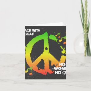 Reggae Peace - Jamaican Life Card