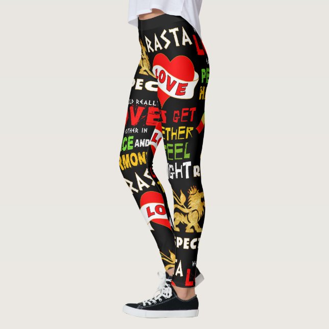 Reggae Rasta Leggings (Left)