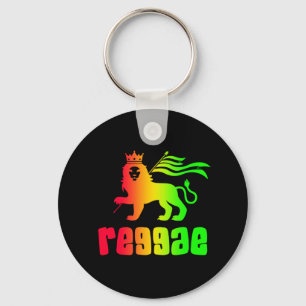 Reggae Rasta Lion Key Ring