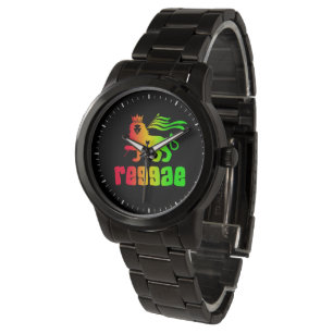 Reggae Rasta Lion Watch