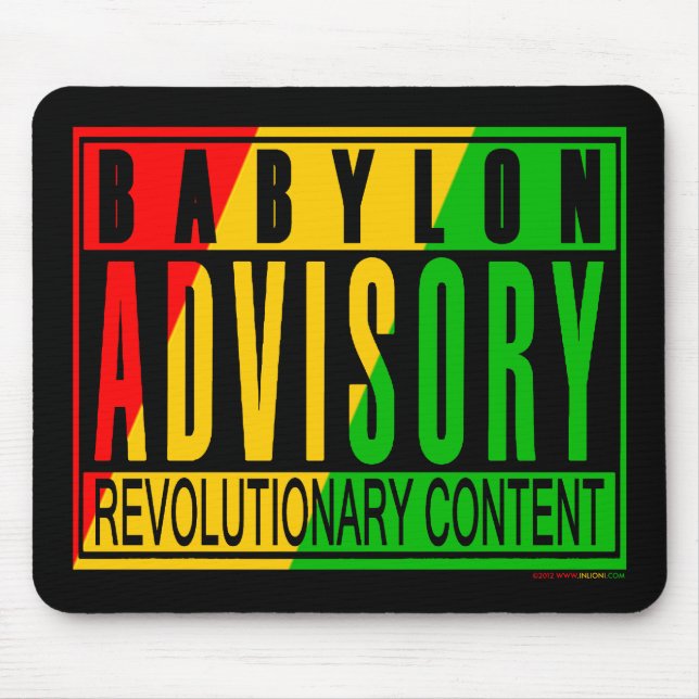 Reggae RASTA Mouse Mat (Front)