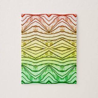 Reggae Rasta Music Tribal Print Beauty Jigsaw Puzzle