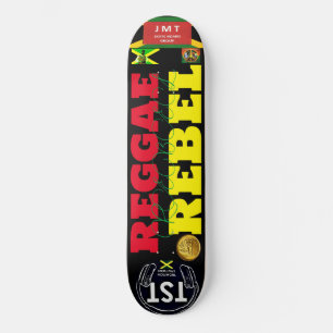 REGGAE REBEL JMT JAMAICA 8 1/4" Skateboard Deck