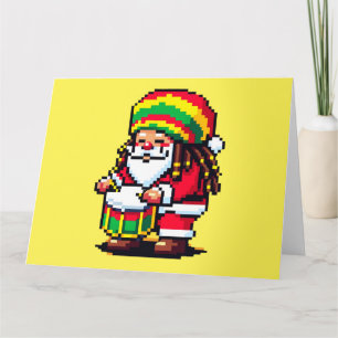 Reggae Rhythms with Santa - Christmas Beat Card