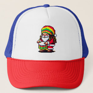Reggae Rhythms with Santa - Christmas Beat Trucker Hat