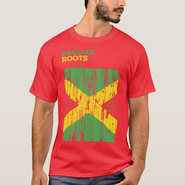 Reggae roots music T-Shirt (Front)