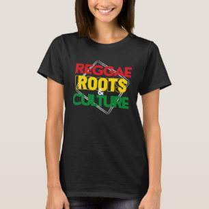 Reggae Roots Rastafari Clothing Jamaica Souvenir R T-Shirt