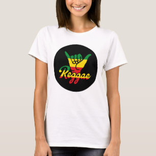 Reggae Shaka Hands with reggae colours T-Shirt