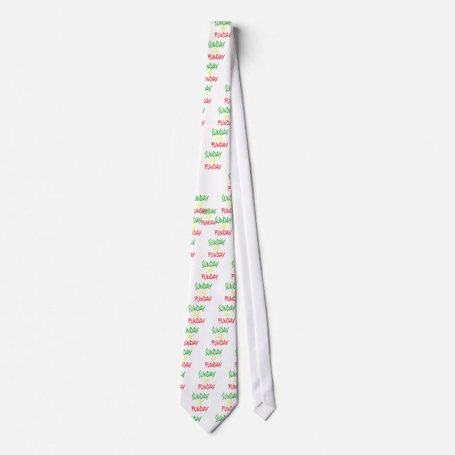 Reggae Sunday Is Funday Tie (Front)