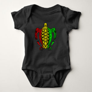 Reggae Turtle Baby Bodysuit