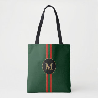 Reggae Vibes Personalised Rasta Stripe on Green Tote Bag